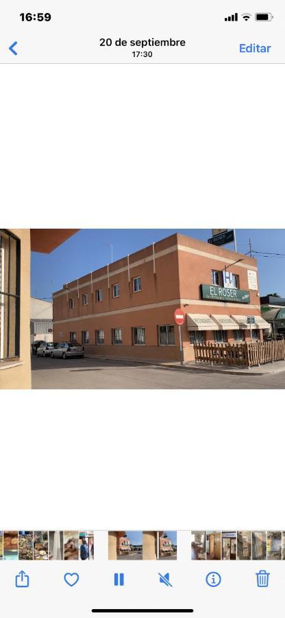Hostal Restaurante El Roser La Llosa Eksteriør billede